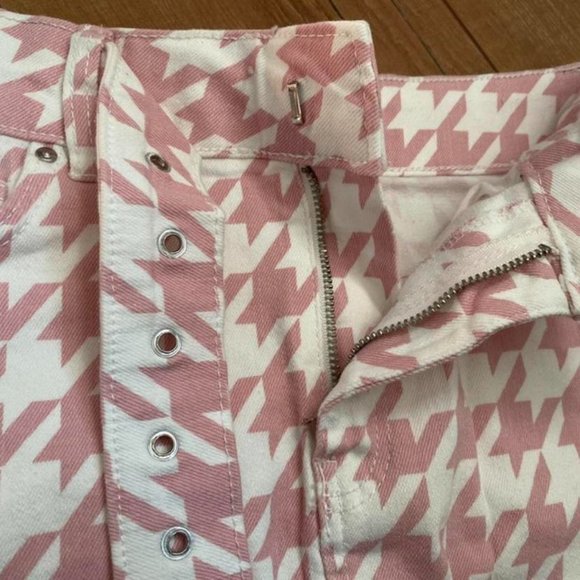 Bershka Womens Pink and White Skirt - Picture 3 of 4